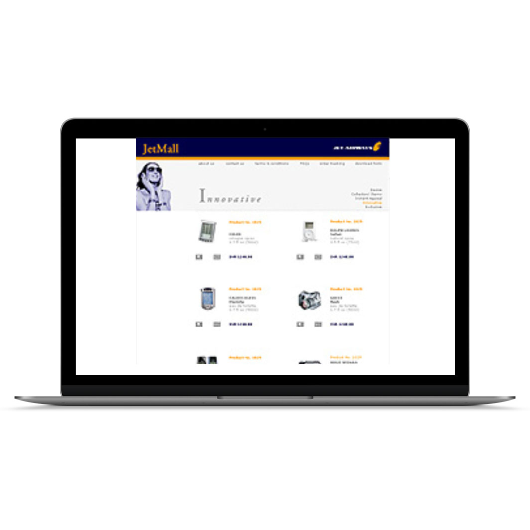 JetMall, Websites